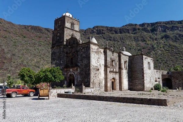 Obraz Wizyta w misji San Xavier, Baja California, Meksyk