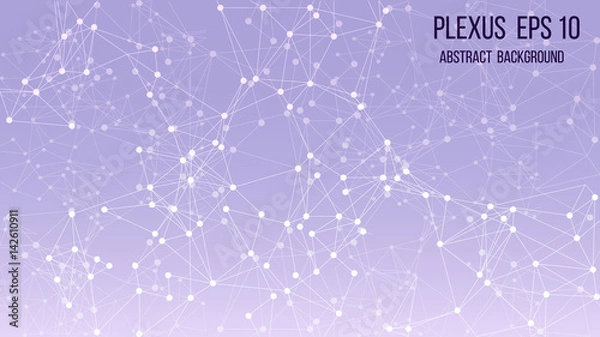 Obraz Abstract plexus background