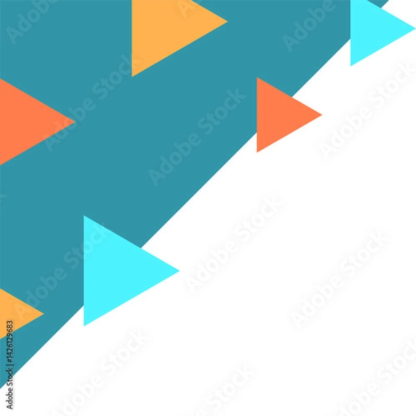 Fototapeta Triangle Playful Corner