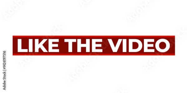 Fototapeta Like the video Button on a Transparent Background