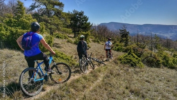 Fototapeta Cyclistes