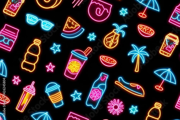 Obraz summer season pattern