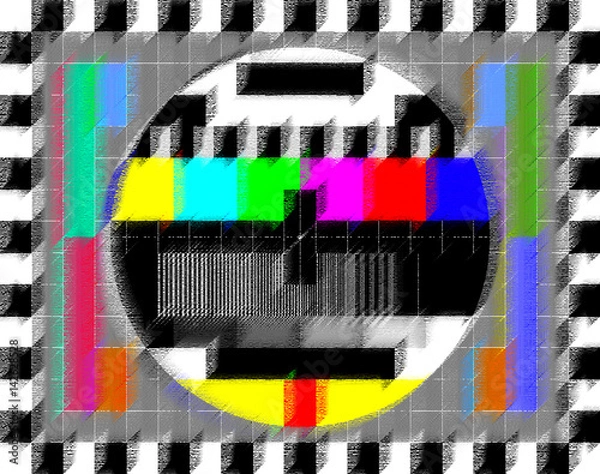 Fototapeta TV test image