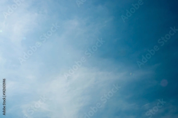 Obraz gradient niebieskiego nieba