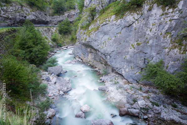 Obraz River in Rugova Canyon, Kosovo