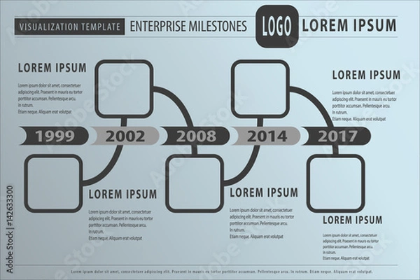 Obraz bussines milestone