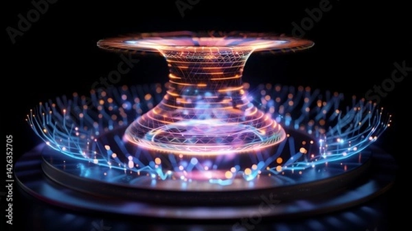 Obraz burning gas stove