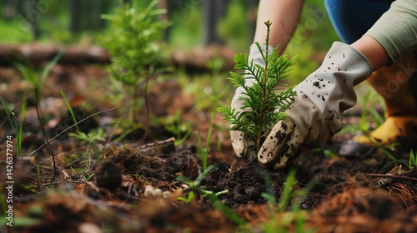 Obraz Reforestation projects 