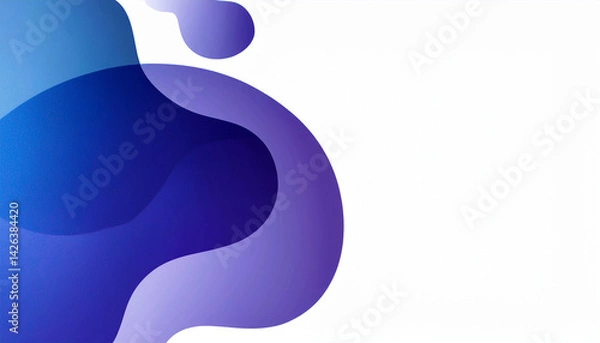 Obraz abstract background, curved shapes, modern design, minimal layout, smooth gradients, empty center space, digital art, fluid form, creative backdrop, abstract composition, wave design, background
