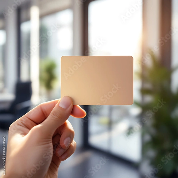 Obraz NFC Business Card Mockup