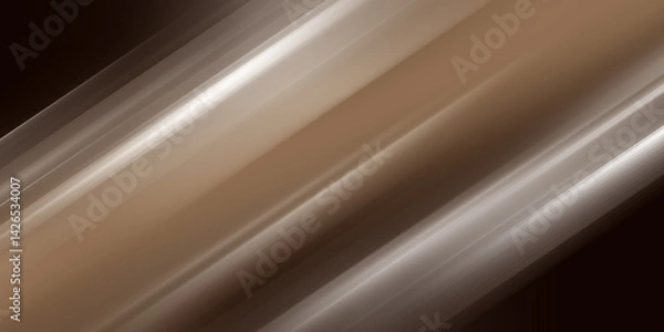 Fototapeta Abstract Golden and Teal Light Streaks Background, Dynamic Motion Blur, Speed Lines