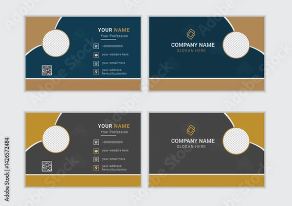Obraz Modren business card design  template layout 