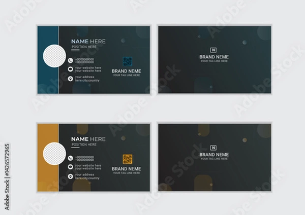 Obraz Modren business card design  template layout 