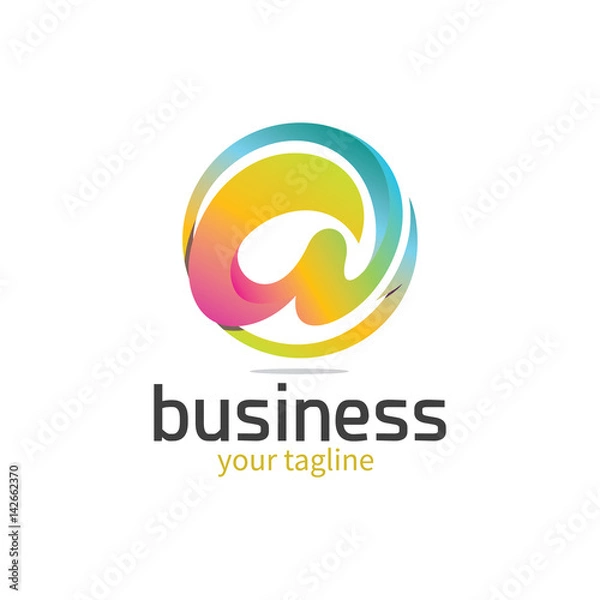 Obraz 3d Colourful Letter 'a' Logo