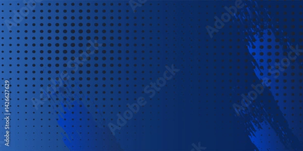 Fototapeta simple blue color pattern gradient grunge texture background. natural modern abstract