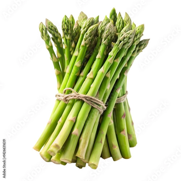 Fototapeta Asparagus isolated on white background
