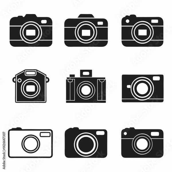Fototapeta Clean Minimalist Vector Art Design