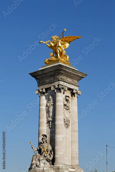 Obraz Pont alexandre 3, à Paris