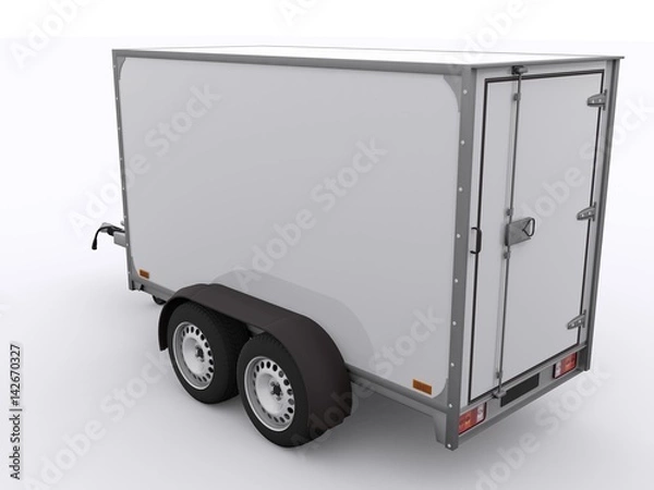 Obraz Small Trailer isolated