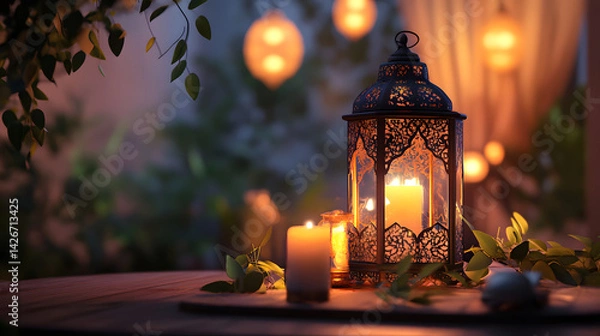 Obraz Ramadhan Kareem Decoration,background illustration