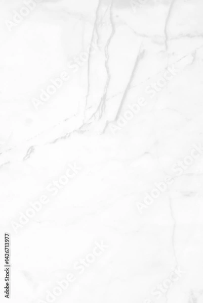 Obraz Elegant White Marble Texture with Subtle Gray Veins for Background