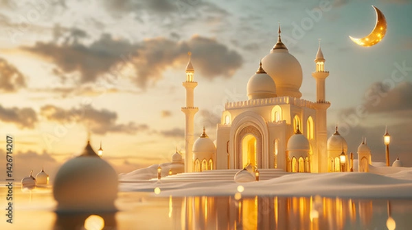 Obraz Ramadhan Kareem Decoration,background illustration