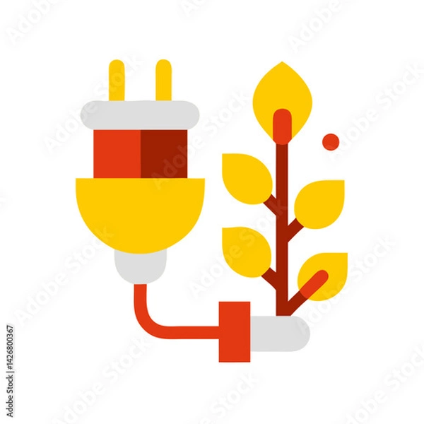 Obraz Plug with Leaves