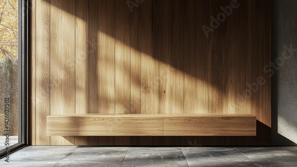 Fototapeta modern interior design. generative ai