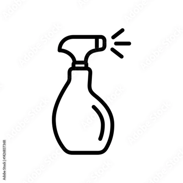 Fototapeta Spray icon vector design illustration template