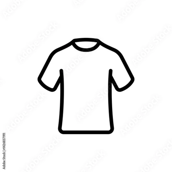 Fototapeta Tshirt clothing icon vector design