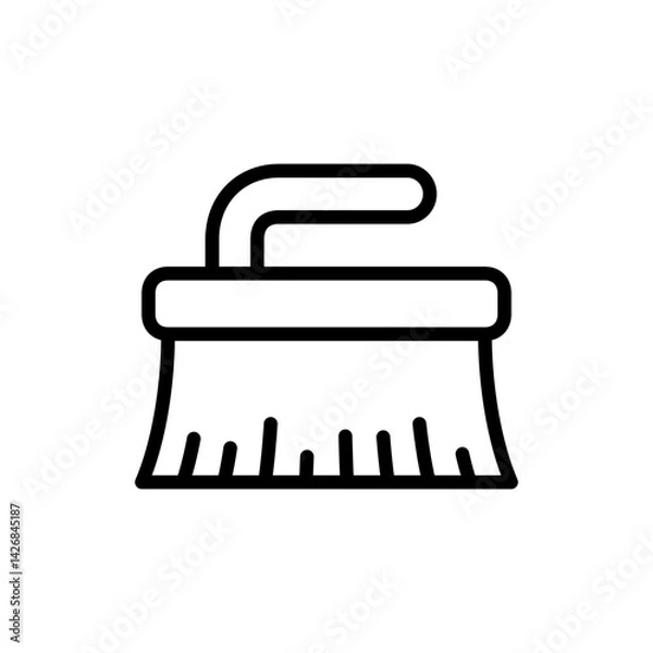 Fototapeta Clothes brush icon vector design
