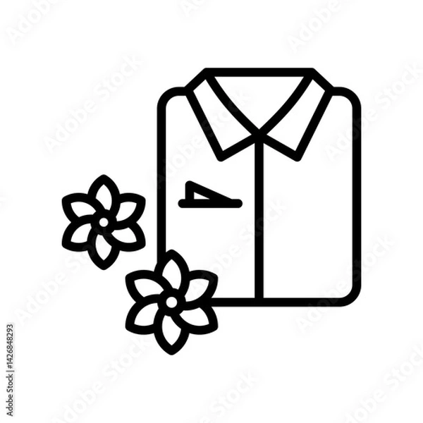 Obraz fragrant clothes icon vector design