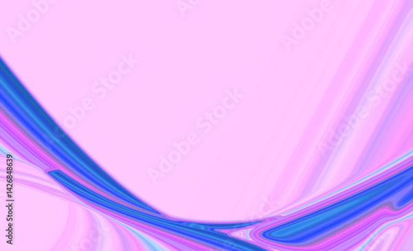 Obraz Melted textured abstract background with 3 sweet and soothing colors, copy space.