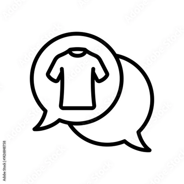 Fototapeta chat laundry icon vector design illustration