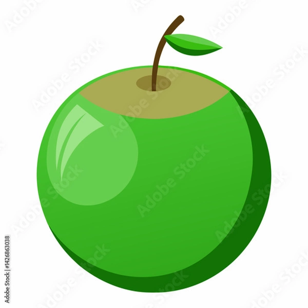 Obraz green coconut isolated vector
