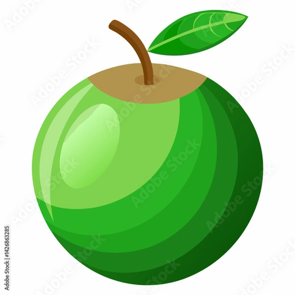 Obraz green coconut isolated vector