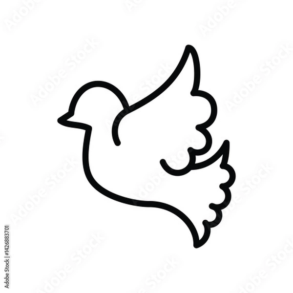 Fototapeta bird icon vector design illustration