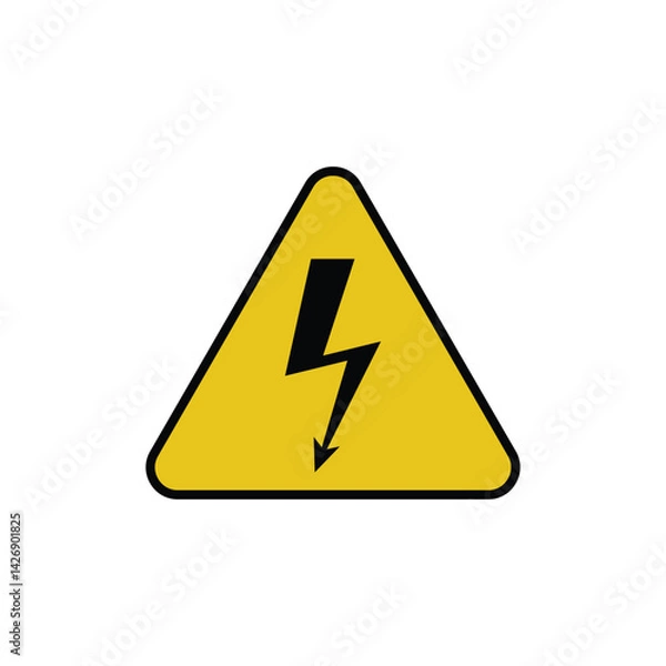 Fototapeta hazard icon vector design illustration