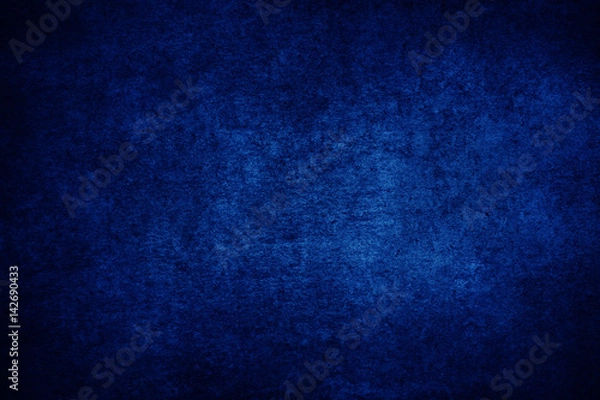 Fototapeta Abstract blue background. Christmas background