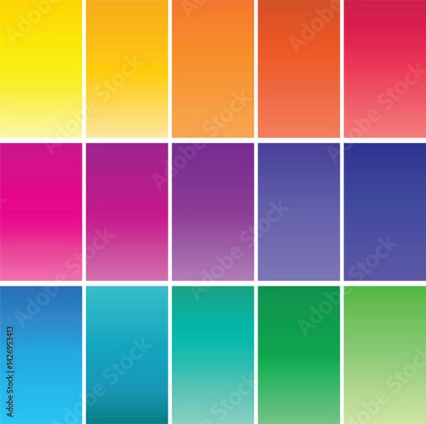 Fototapeta bright colors gradient effect backgrounds