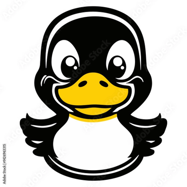 Obraz Duck vector icon