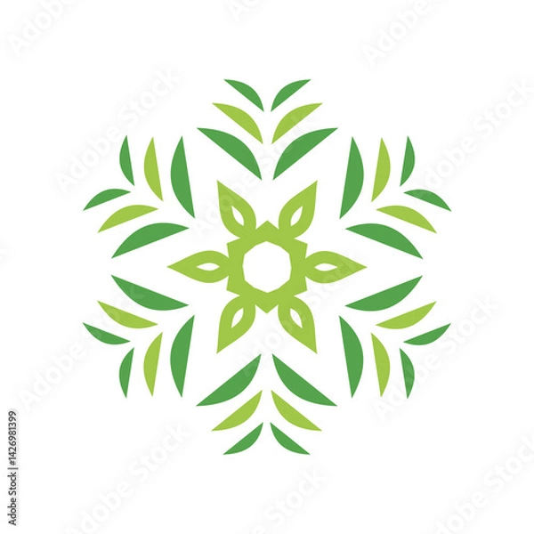 Obraz leaf, nature, plant, vector, organic, tree, growth, illustration, green, abstract, bush, symbol, shape, decoration, sign, eco, set, botany, design, environment, ecology, isolated, flora, icon, backgro