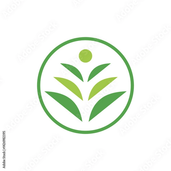 Obraz leaf, nature, plant, vector, organic, tree, growth, illustration, green, abstract, bush, symbol, shape, decoration, sign, eco, set, botany, design, environment, ecology, isolated, flora, icon, backgro