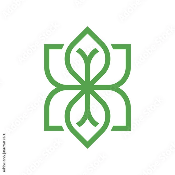Obraz leaf, nature, plant, vector, organic, tree, growth, illustration, green, abstract, bush, symbol, shape, decoration, sign, eco, set, botany, design, environment, ecology, isolated, flora, icon, backgro