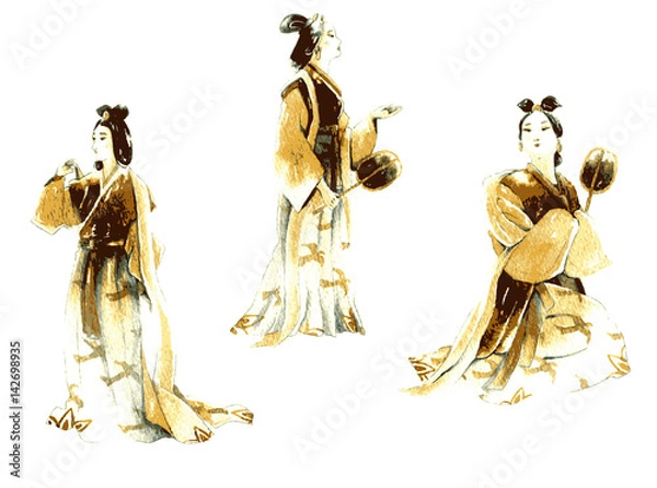 Obraz 古代の女性。