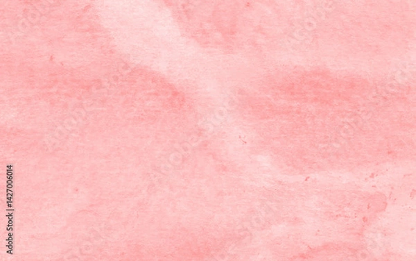 Obraz Red paint watercolor background and texture. Abstract watercolor texture as background