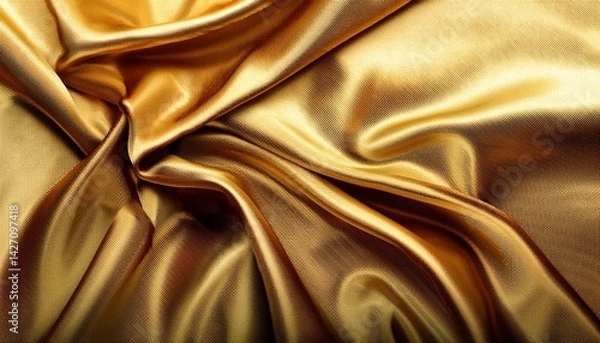 Obraz golden silk fabric