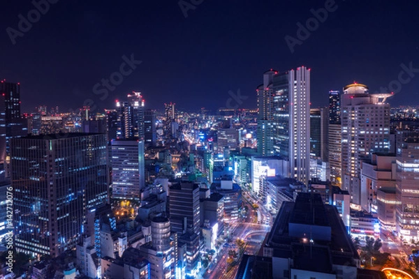 Obraz 梅田の夜景