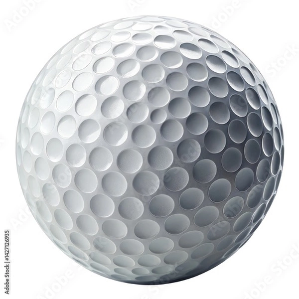 Fototapeta golf ball isolated on white background