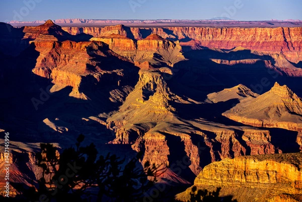 Fototapeta Spectacular view from the south rim of the Grand Canyon in Arizona